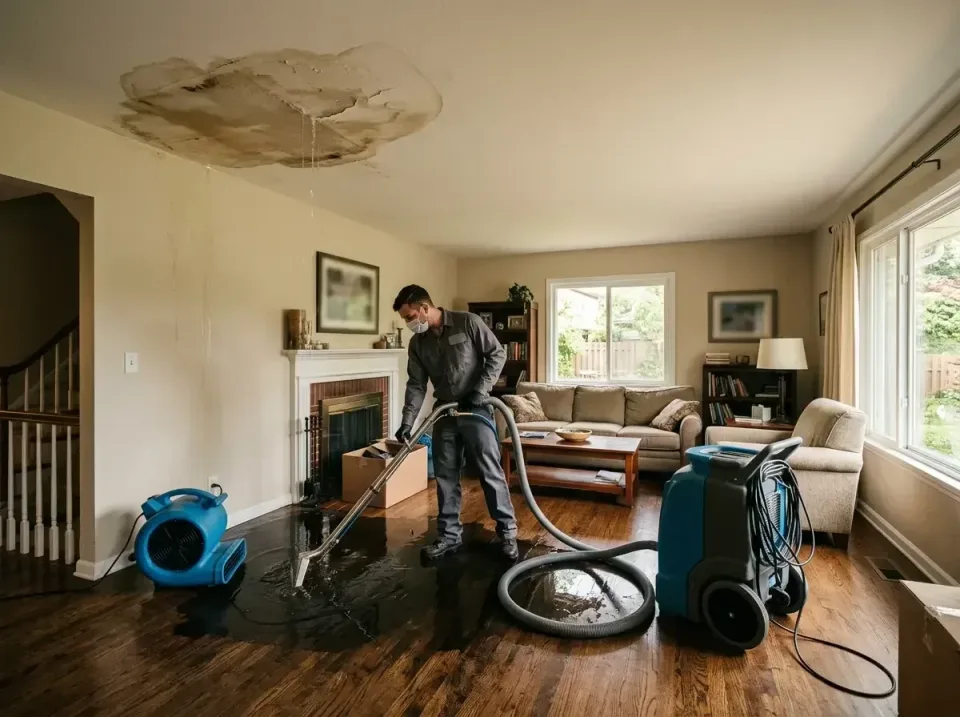 attic-pipe-burst-ceiling-drip-008 — frequently asked questions, Water Damage Restoration & Carpet Care in Bliss Corner, MA